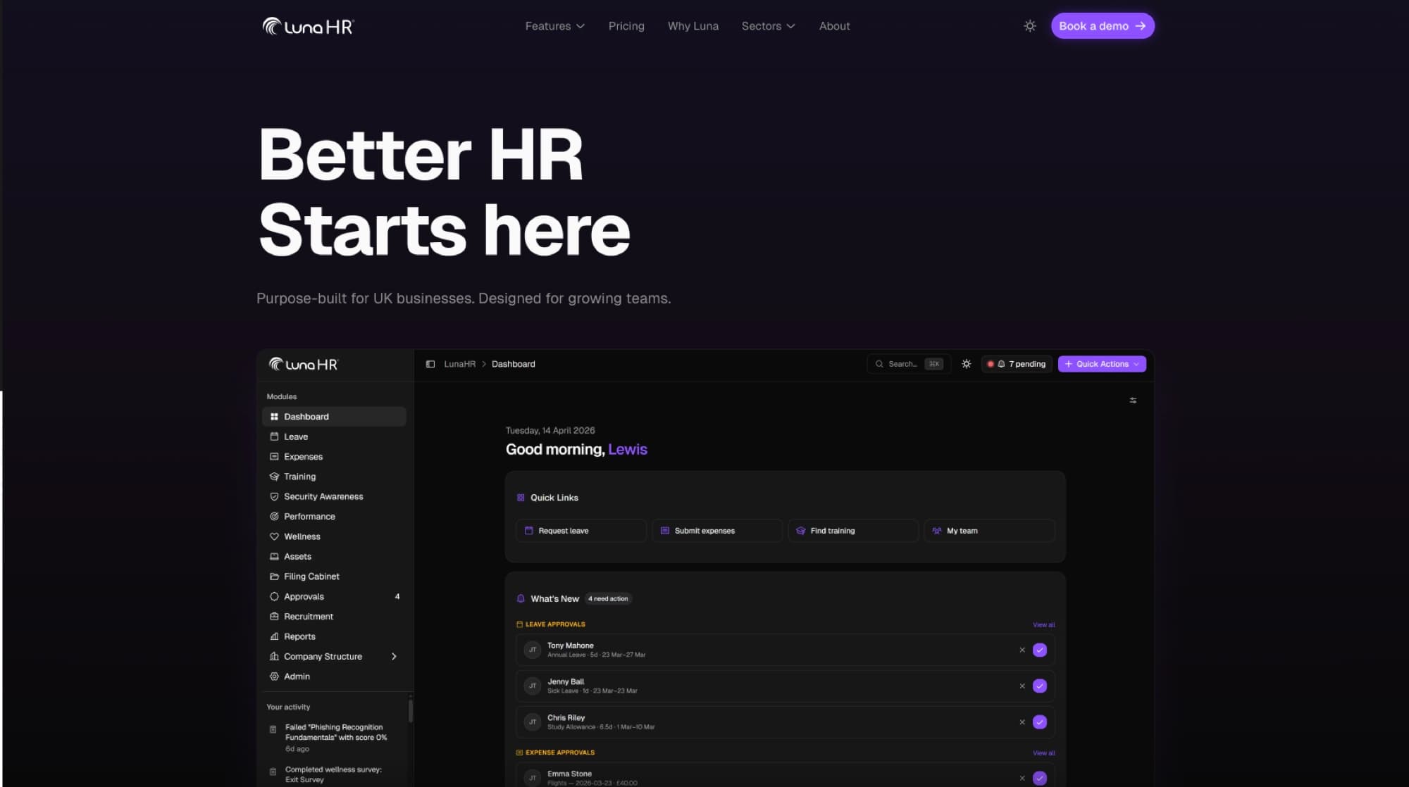 Luna HR — preview